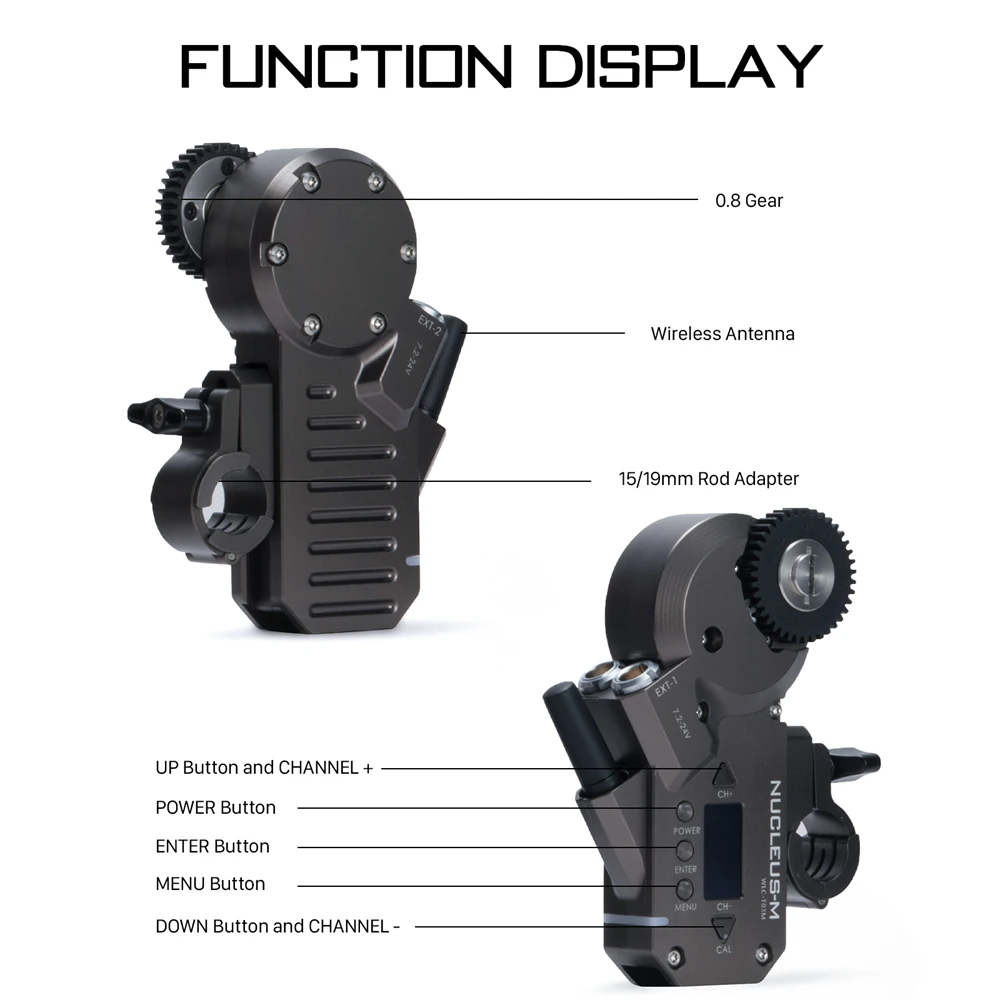 TILTA WLC-T03-M1 Nucleus-M Motor Kit 1 Wireless Follow Focus Motor Nucleus M Lens Control System for Gimbal for Arri RED Tilta