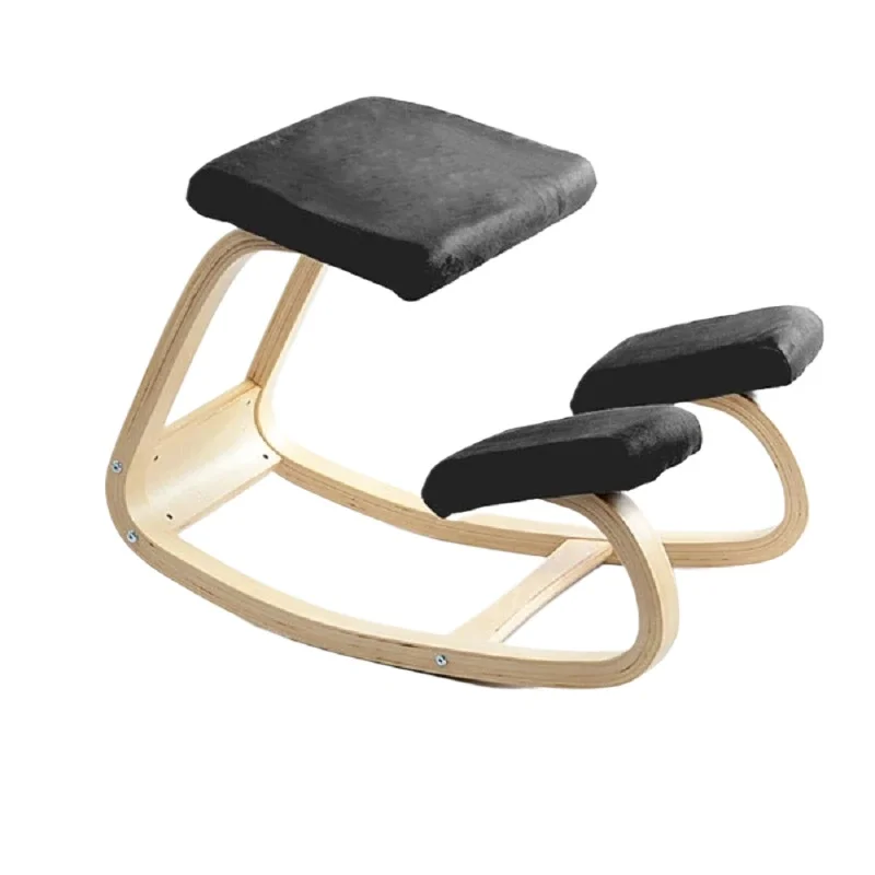 

Original Ergonomic Kneeling Chair Stool Home Office Furniture Ergonomic Rocking Wooden Kneeling Computer Posture Chair