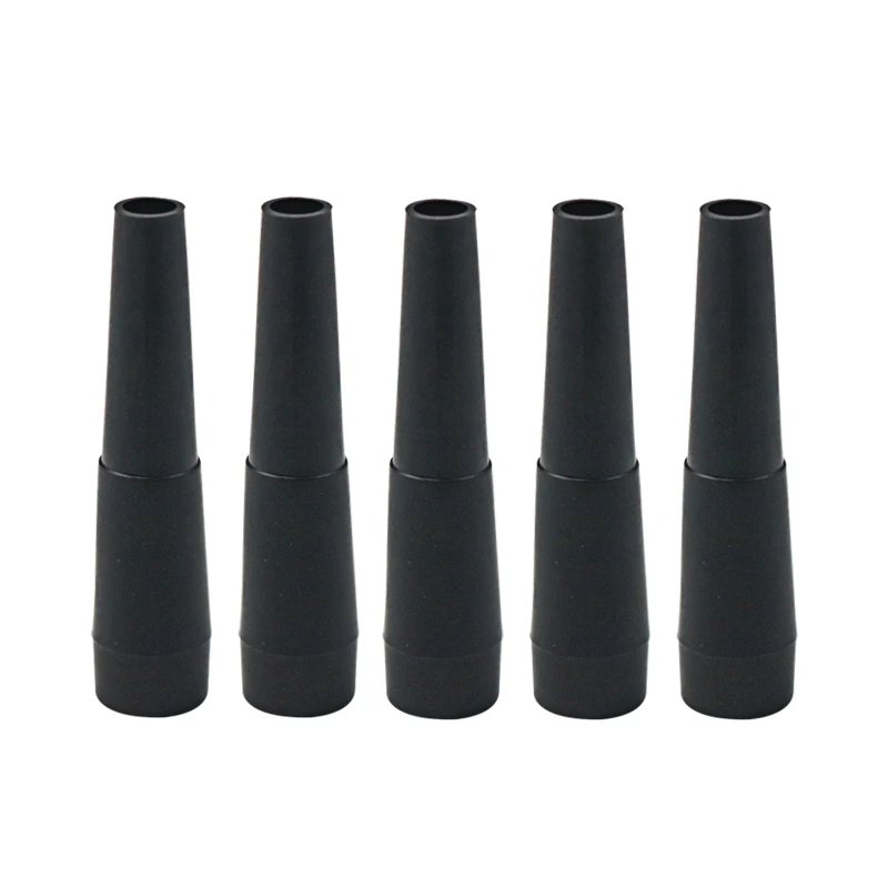 100pcs Disposable Hookah Mouth Tips Black No Burrs Individually Wrapped Fit for Most Shisha Mouthpiece Handles Made