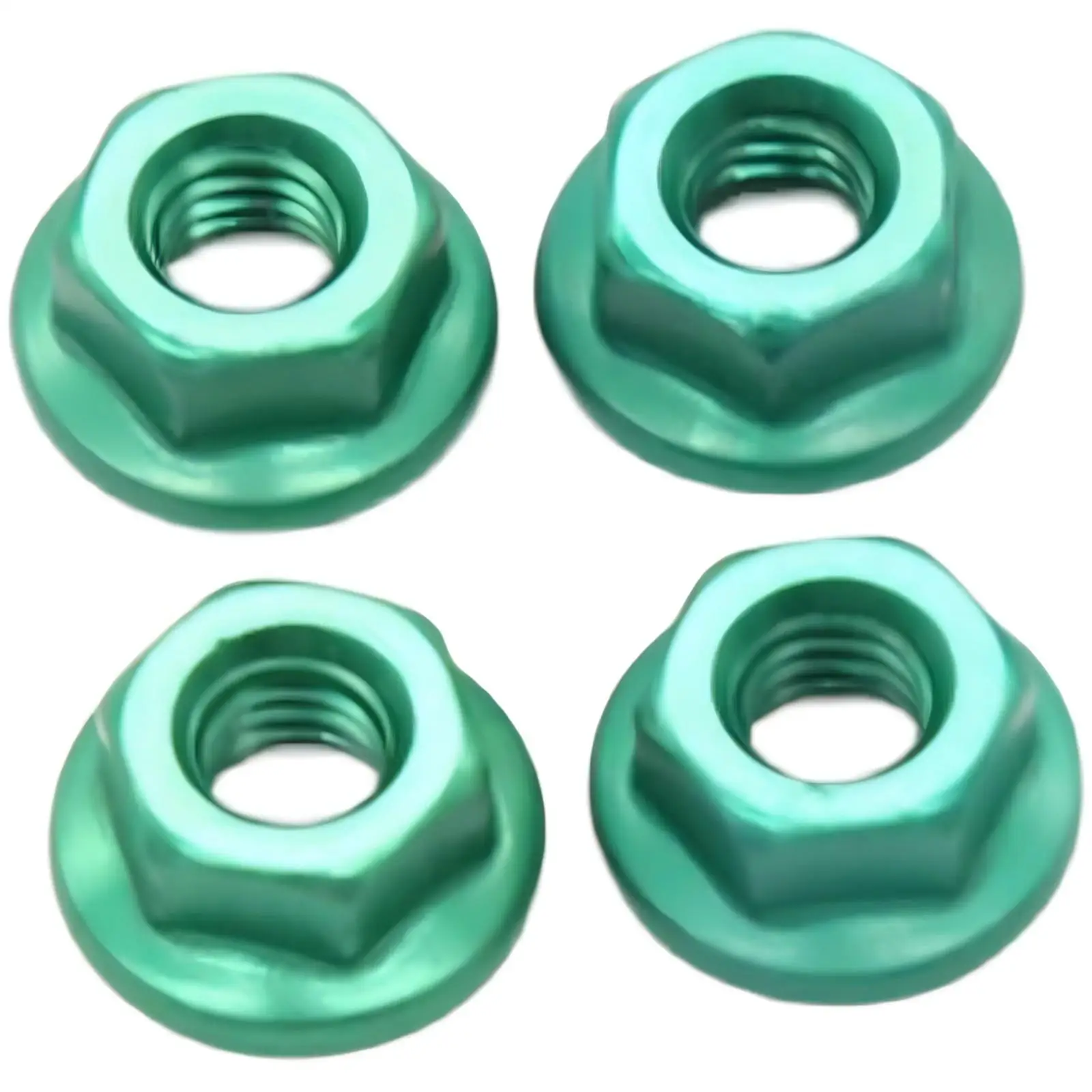 

M4 Aluminum Nylon Lock Nut 4Pcs Anti-Loose Fastener for HSP 1/10 RC Buggy Truck Upgrade Parts RC102049 122049