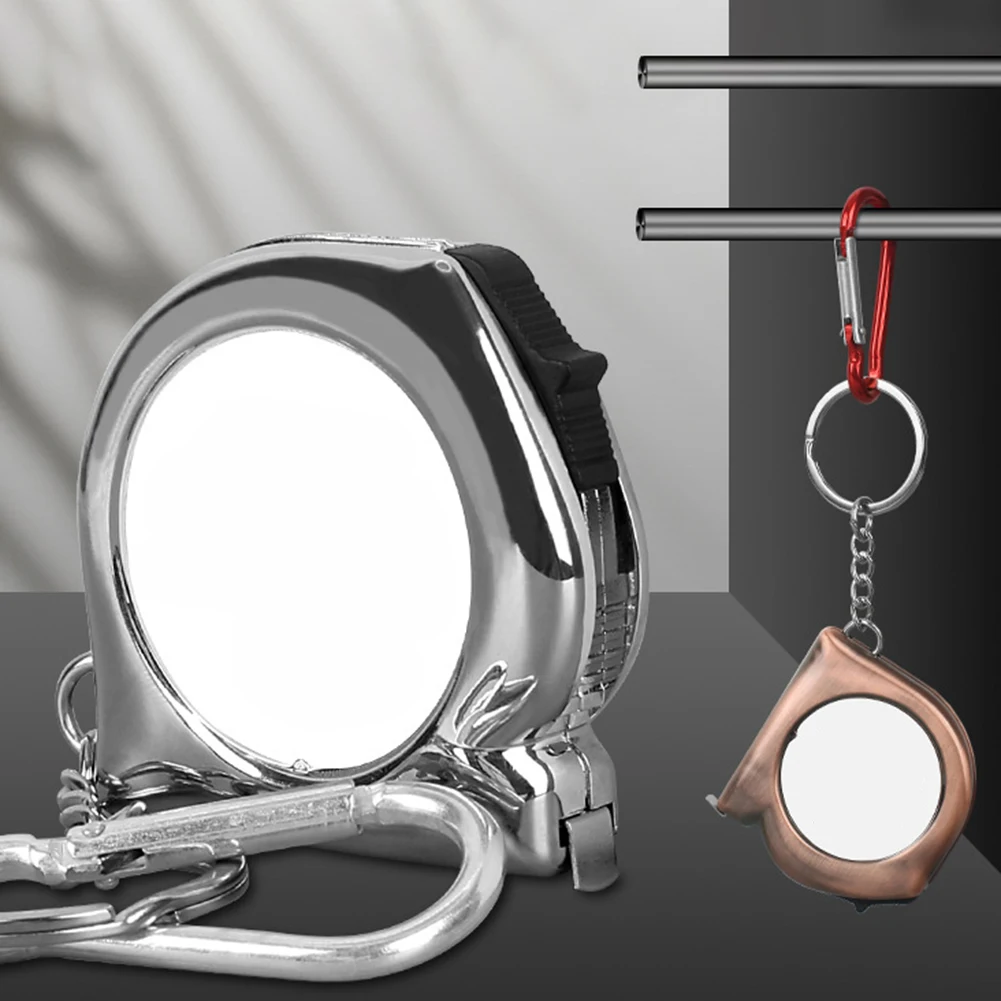 جديد العملي شريط القياس 1 قطعة أجزاء الجبل الميكانيكية 5*5*1.2 سنتيمتر استبدال ABS حاكم مشبك حزام ناقل من الفولاذ زر