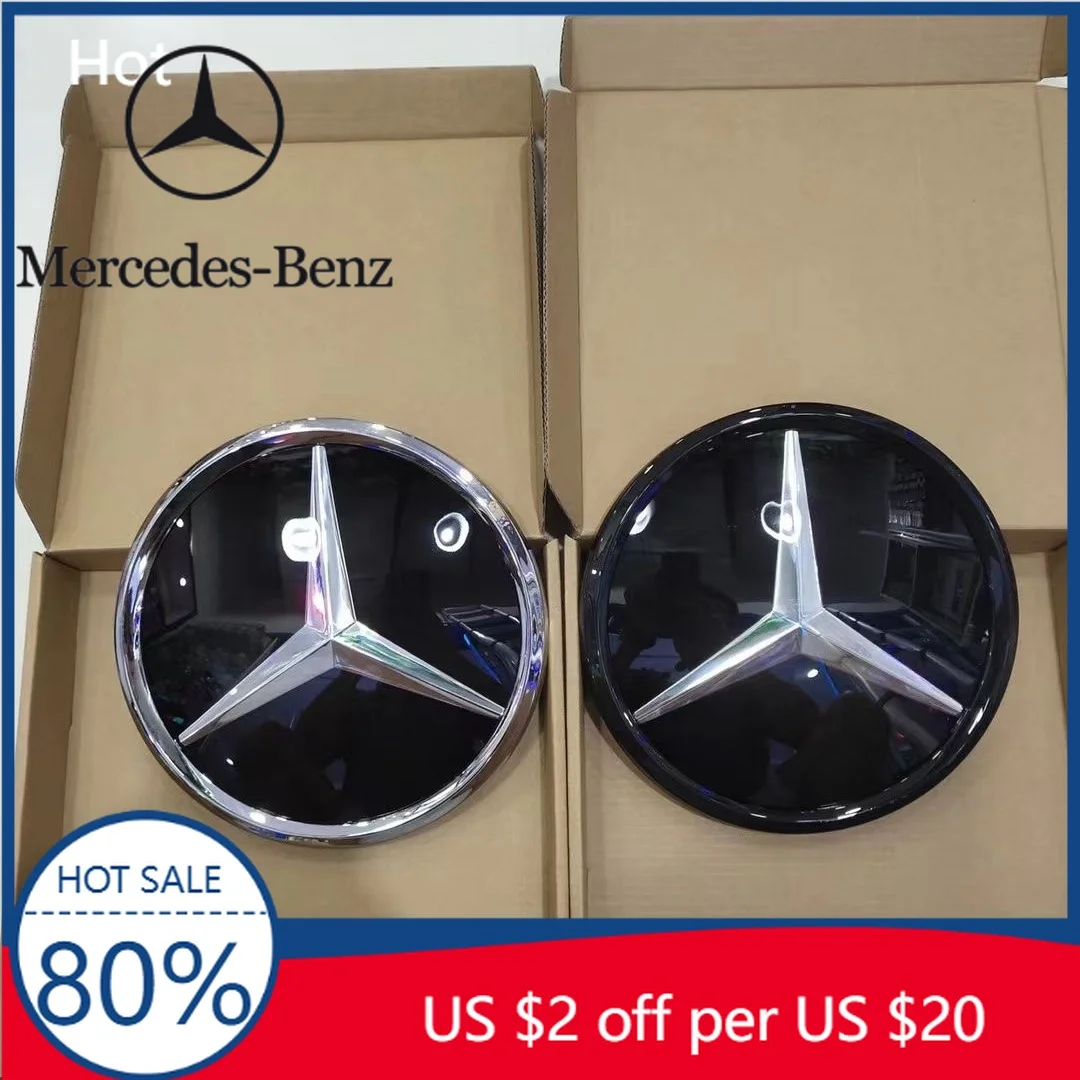 

Hot Car Sticker Glossy Black Newest 3D Star Emblem For Mercedes Benz W245 B200 B250 W204 C300 C250 C350 GLK X204 GLK300 GLK350 L