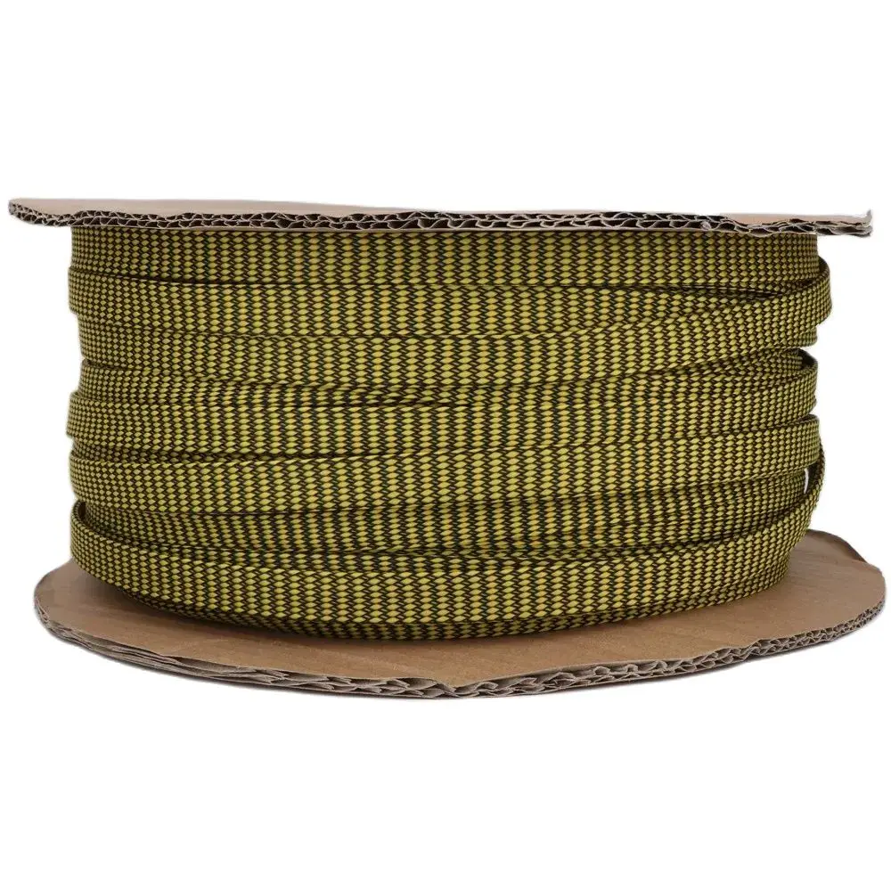 Preffair-ナイロンメッシュチューブ,電源ケーブル,ワイヤースリーブ,スパイラル包装,拡張可能,絶縁編組,タイト,ペット,18mm