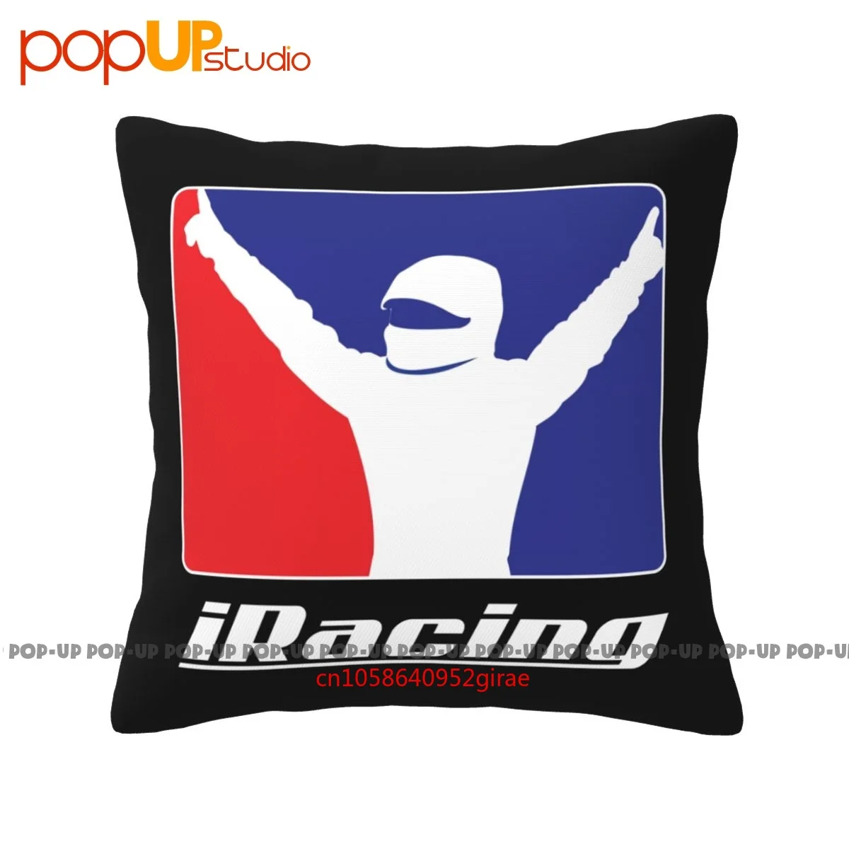 خمر الخريف عالم الخارجين عن القانون Iracing فريق مروحة سباق المخدة رمي غطاء وسادة ديكور المنزل