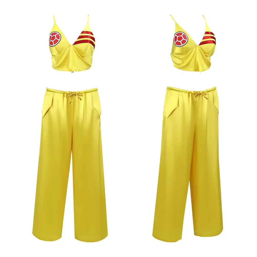 Shakira Dai Dai Cosplay-Kostüm Cheerleader-Uniform Komplettset für USA, Kanada, Mexiko, Fußballpokal-Eröffnungszeremonie, Halloween, Comic – Detail 9