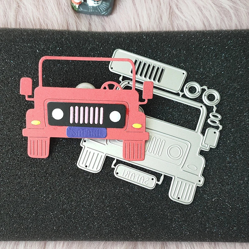 New Car metal cutting die mould scrapbook decoration embossed photo album decoration card making DIY handicrafts