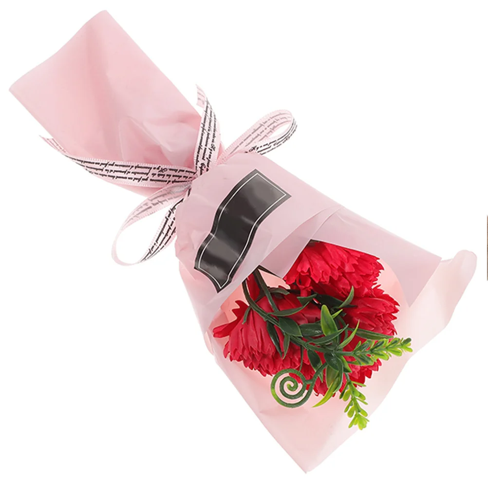 

Simulated Carnation Soap Bouquet Artificial Flowers Home Decor Scented Flower Bouquet Mothers Day Gifts Teacher Day Wedding