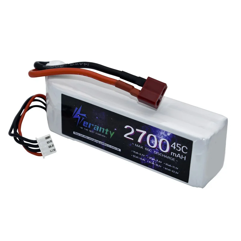 LiPo Battery 2700mAh 11.1V 3s 45C For RC Drone Helicopter Aircraft Quadcopter Cars With T JST XT30 XT60 Plug 11.1V 3S Battery