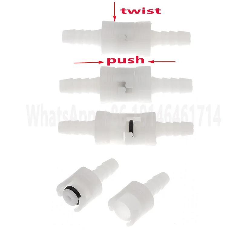 For Welch Allyn GE-Maquette Zoll Monitor NIBP Blood Pressure Cuff Extension Tube Air Hose Connector POM Male And Female Joint.