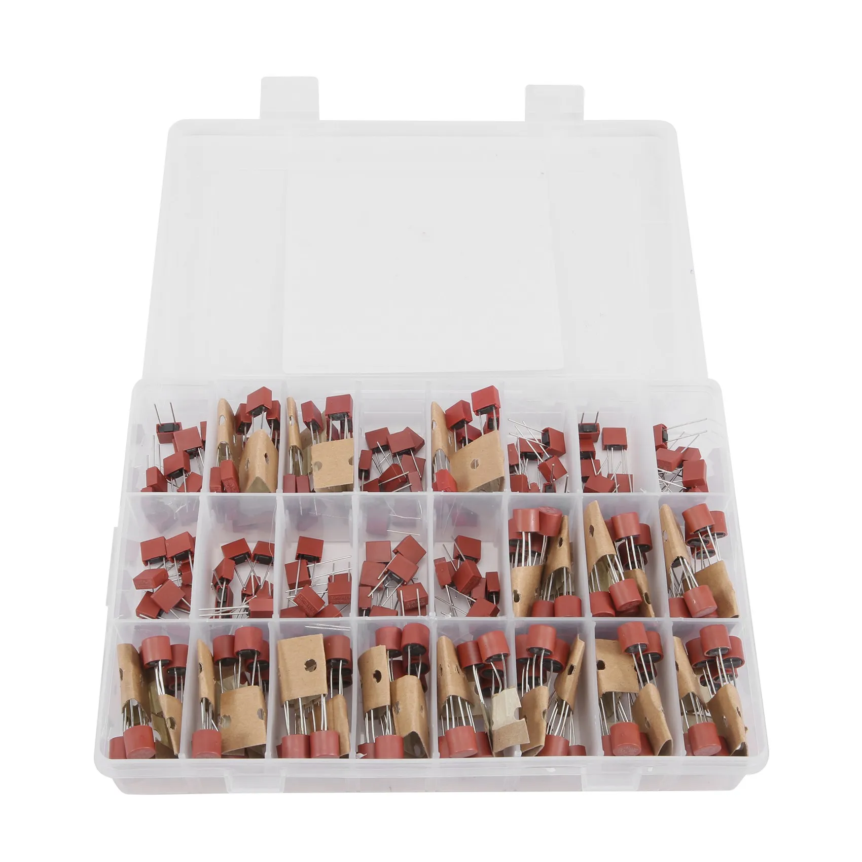 [NEWA08R】 240Pcs 382 392 24 Value Fusible Cylindrical Fuse LCD TV Power Supply PCB Fuse Kit