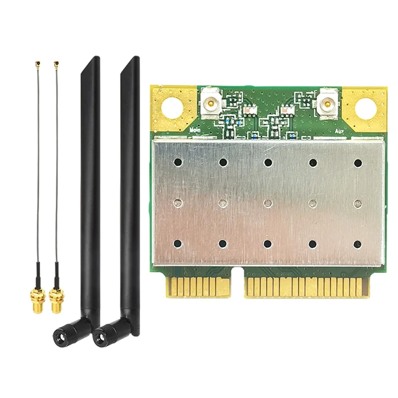 Mt7612en 2.4G 5G Dual Band Gigabit Draadloze Netwerkkaart Mini Pcie Wifi Module Netwerkkaart Voor Linux Android