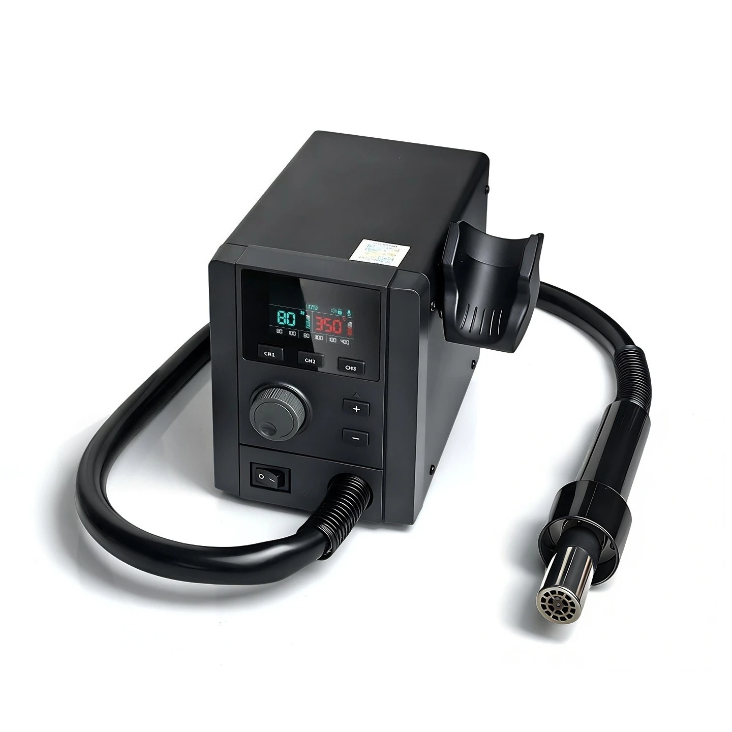 857ProAI Hot Air Blower Digital Display Voice Temperature Control Welding Table Mobile Phone Maintenance Temperature Control