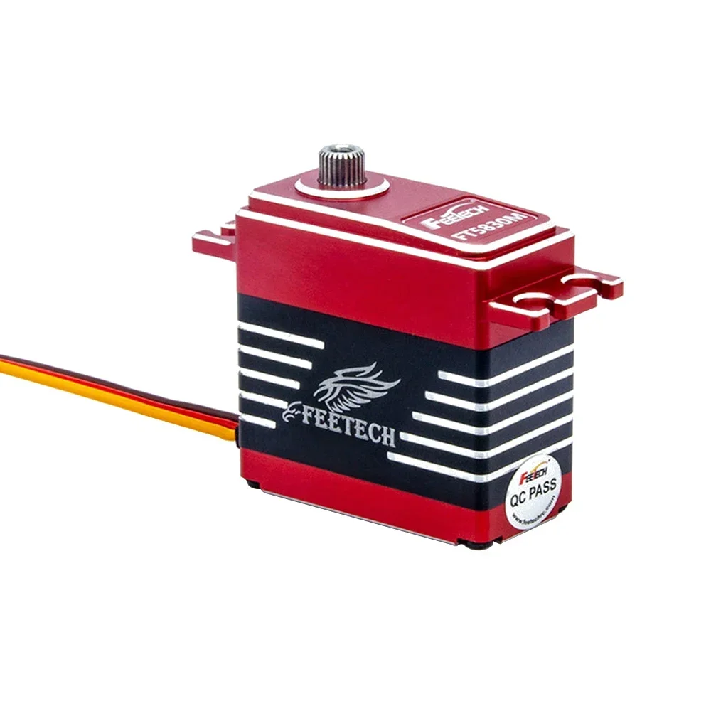 FT5825M 25KG Servo Digitale Metal Gears 180 Gradi PWM Servo di Controllo per 1/8 1/10 Bilancia RC Auto Camion Crawler Elicottero 1/2/4 pezzi