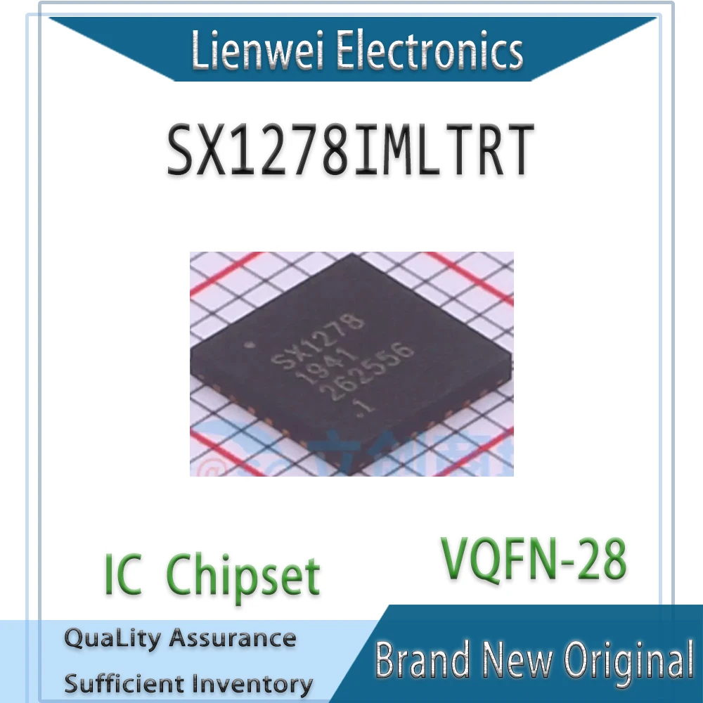 

100% New Original SX1278 SX1278IMLTRT IC Chipset VQFN-28