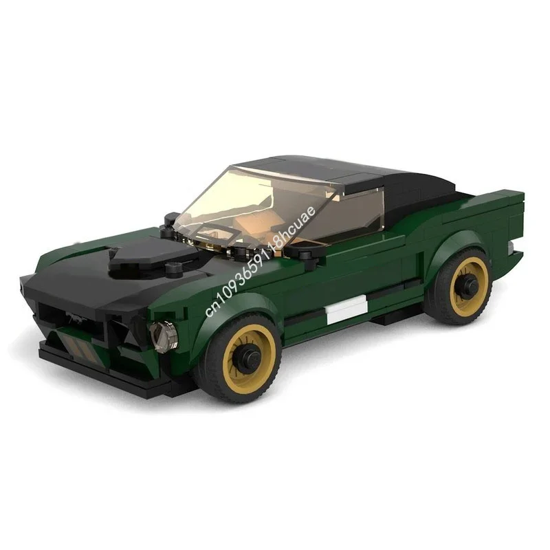 

241pcs MOC Forded Mustangesd Fastback 8 Stud City Model Building Blocks Assemble Creative Toy Idea Brick Festival Gift