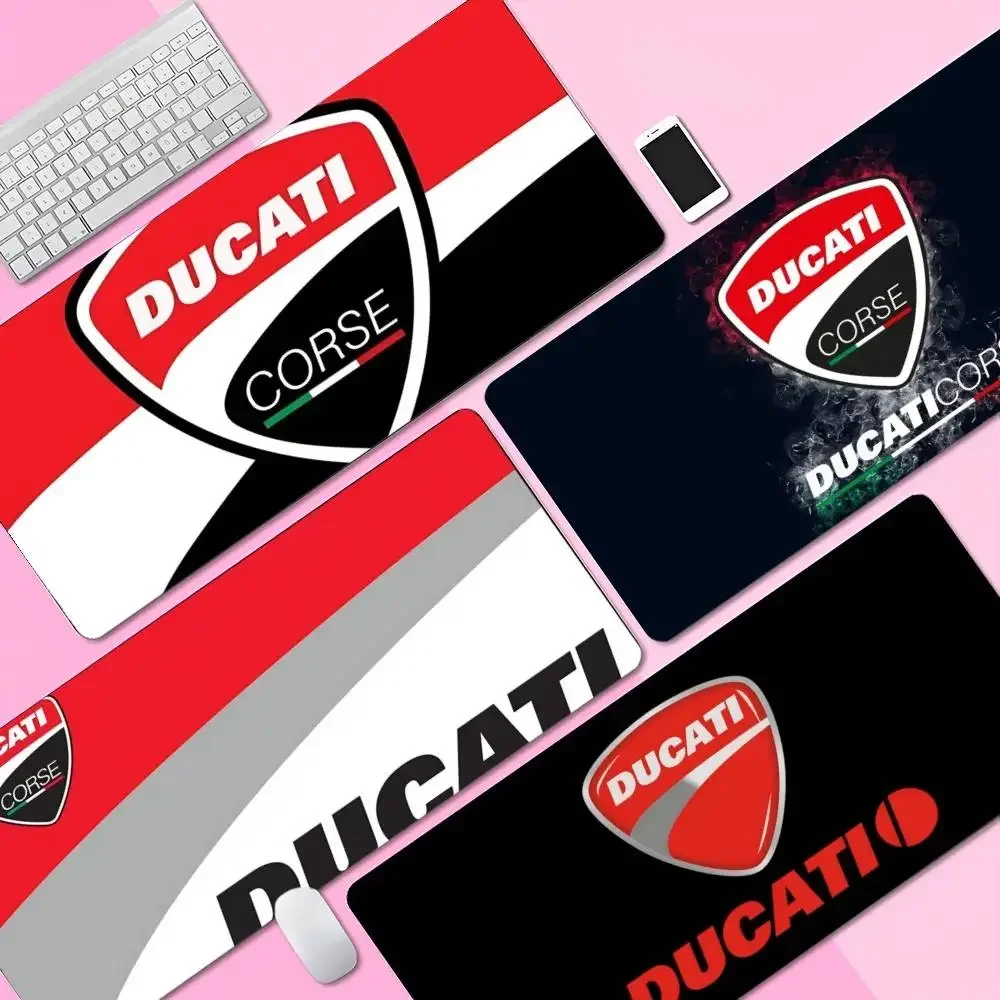 Motorcycle LOGO D-Ducati Custom Skin Office Computer Desk Mat Table Keyboard Big Mouse Pad Laptop Cushion Non-slip