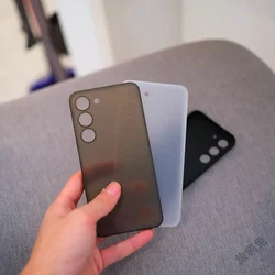 Luxury Phone Case Shockproof 0.35mm Ultra Thin Slim PP Back Cover For samsung galaxy S23 s24 s25 s26 plus ultra funda