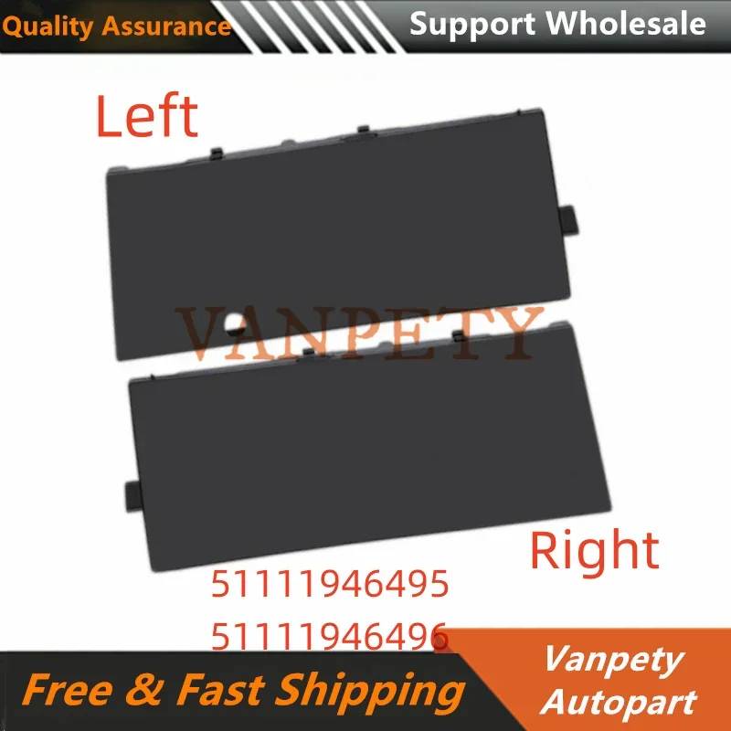 

Left Or Right Side Bumper Tow Eye Hook Cover Cap Unpainted 51111946495 51111946496 For BMW 5 Ser E34 530i 540i 535i 1989-1995