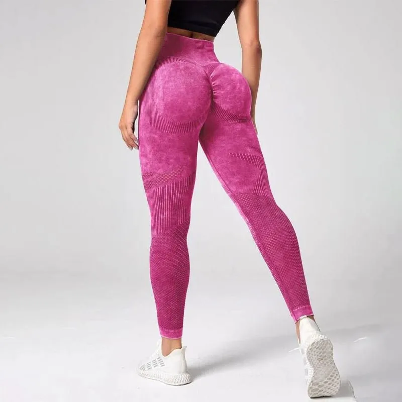 Summer Women's Clothing Seamless Leggings For Yoga Running Cycling Pants Nylon Solid High Waist Fit Bottoms