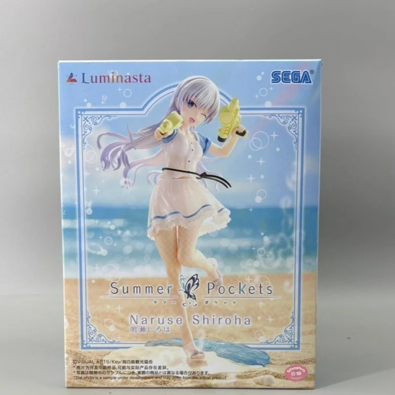 ฟิกเกอร์อนิเมะ SEGA Luminasta Summer Pockets นารุเสะ ชิโรฮะ โซราคาโดะ อาโอ ของเล่นสะสมน่ารัก ของขวัญ