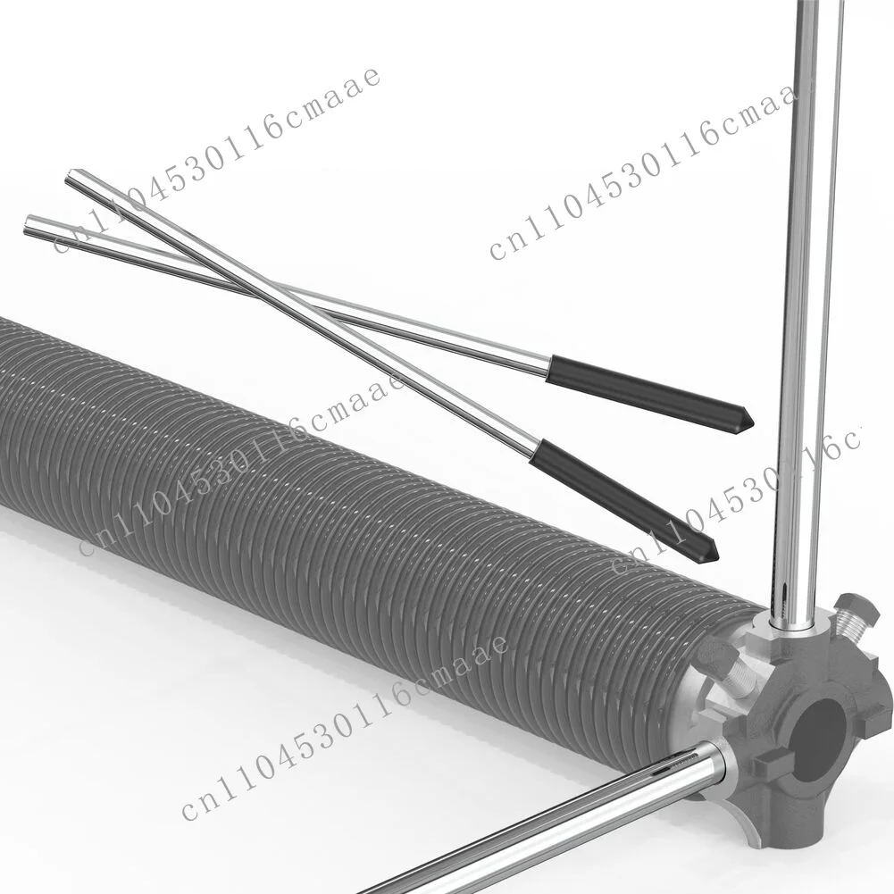 New Pair of 17.2 Inch Torsion Spring Scroll Anti Slip Handle Spring Adjustment Torsion Spring Winding Rod