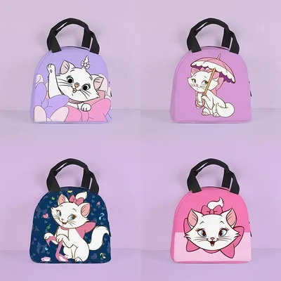 

Disney Marie Cat H8641 Anime Customized Lunch Bags Cartoon Warm Storage Bag Handbag Unisex Gift