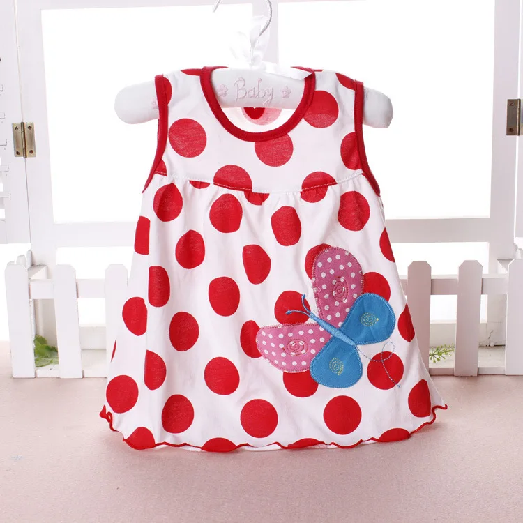 Baby Girls Dress Baby girl summer clothes  Baby Dress Princess 0-2years Cotton Clothing Dress Girls Clothes Low Price