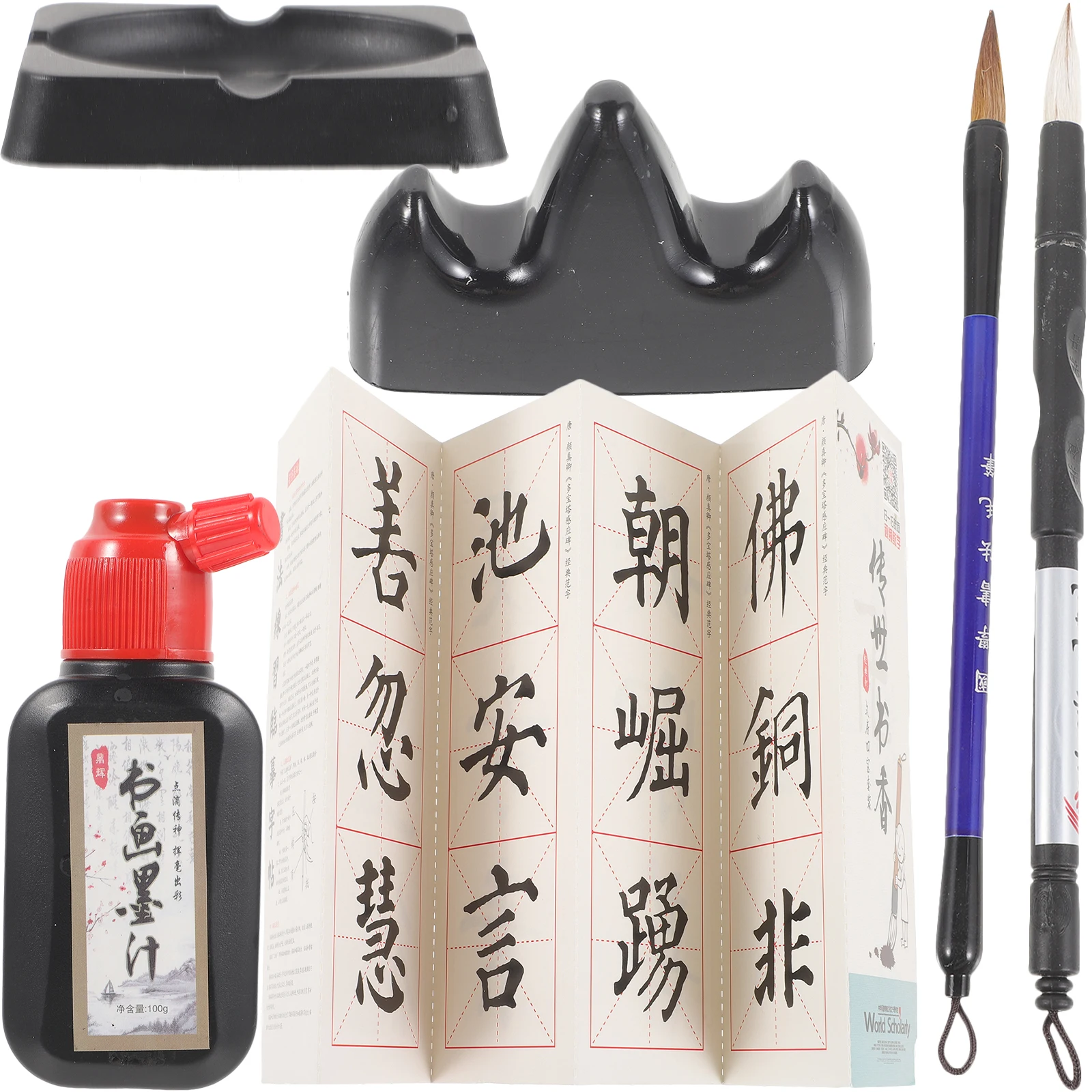 

1 Set Chinese Set Writing Cloth Kit For Beginners Learn Calligraphy Supplies Household Calligraphy Mat Water Writing Cloth Study