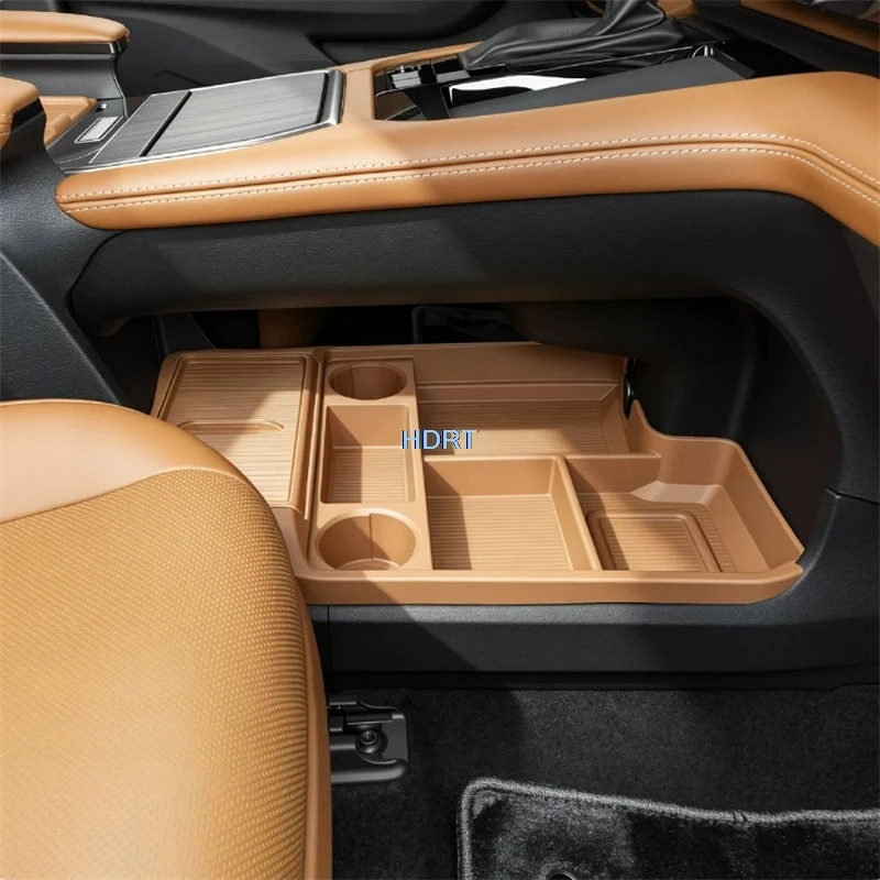 For Toyota Sienna/Granvia 2021 + Car Style Center Console Storage Box Dust Proof Pad Container Case Organizer Cover Accessories