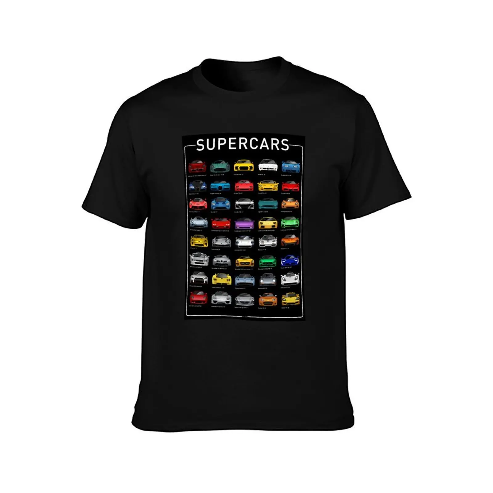 Super Cars B T-Shirt Summer Casual Cotton Tee Oversized Streetwear Tops Vintage Graphic Print Loose Fit Short Sleeve