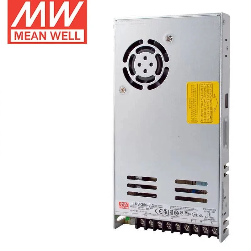 

Tai Wan MeanWell LRS-350-3.3 3.3V 60A Single Output Switching Power Supply Brand New Original Authentic AC-DC