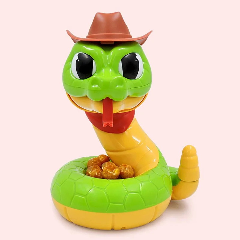 Electric Scary Rattlesnake Plaything Trick Funny Desktop Multiplayer Interactive Party Game Biting Hand Antistress Creative Toy