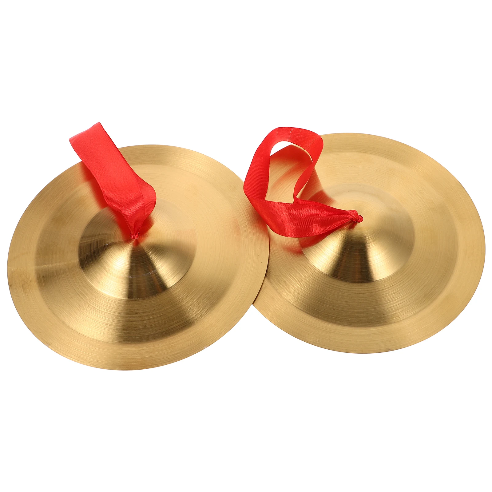 

Alloy Cymbals Durable Hand Gong Instrument Kids Adults Finger Straps Easy Hold Percussion Education Musical Skills Development