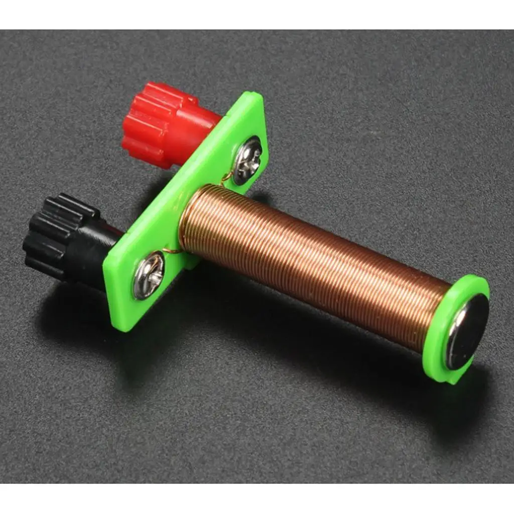 DIY Electromagnet Experiment Kit for Physics - close-up view