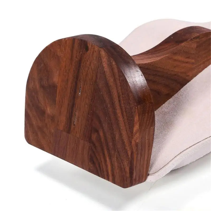 

D46E Держатель для ювелирных изделий из орехового дерева Подставка в форме манекена для демонстрации ожерелий и цепей