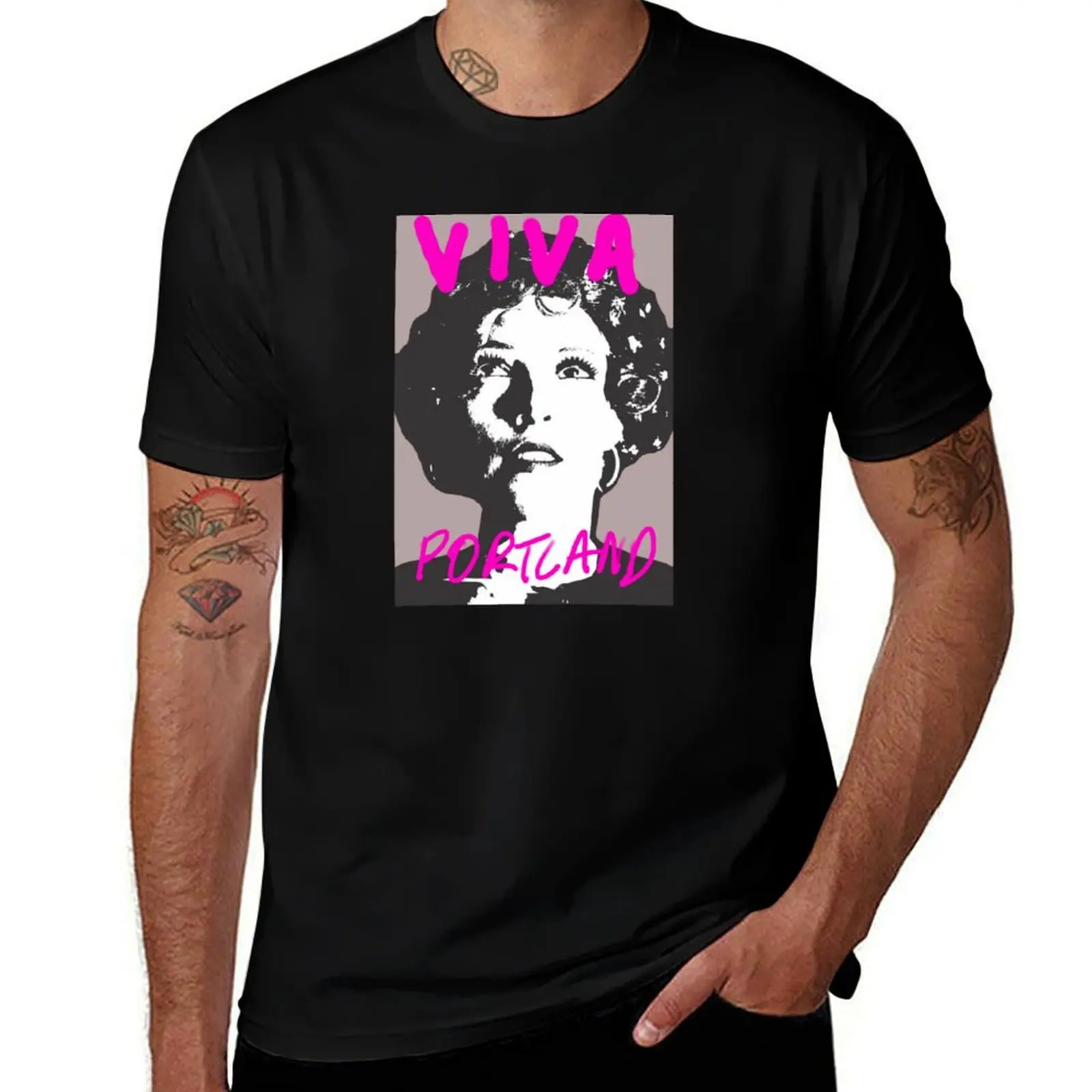 Viva Portland Factory Girl Graphic T-Shirt Work Comfort for Men T-Shirt