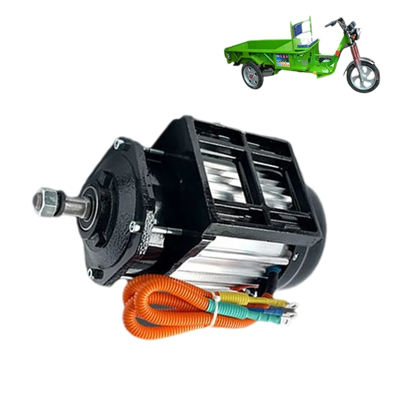 Brushless DC Intermediate Reduction Motor for Medium and Heavy-duty Electric Vehicles, 600rpm 48v 60v 72v 1.2kw 1.5kw 2.2kw