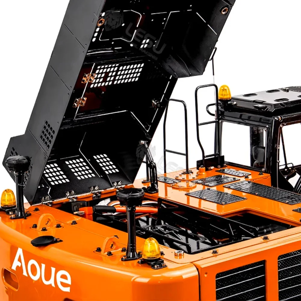 LESU 490 RC حفارة 1/14 الهيدروليكية RC حفارة الثقيلة الهندسة المعادن نموذج Aoue ZX490 التحكم عن بعد حفارة الصبي لعبة