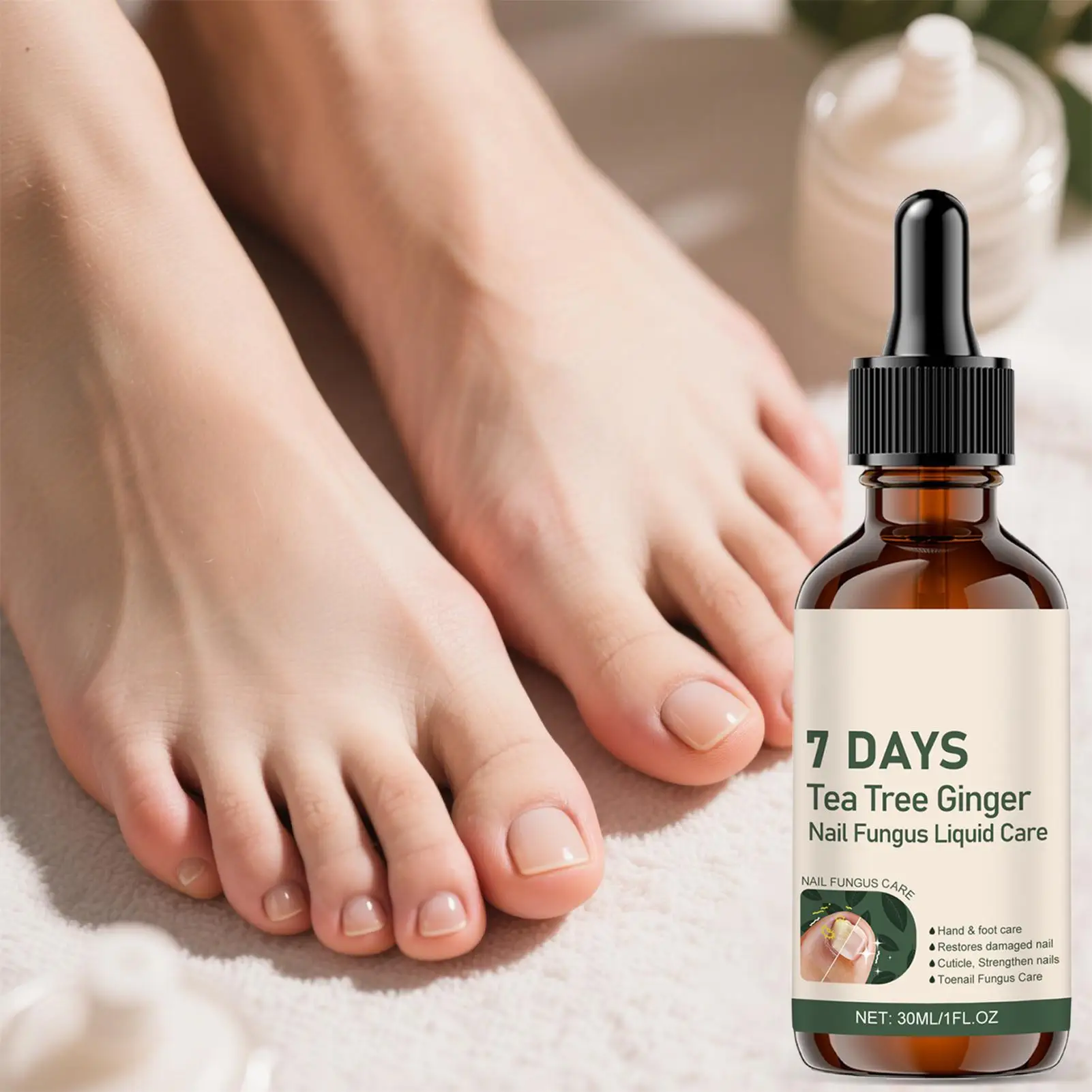 30ml Nail Strengthener Nail Hardener Hands Care Solution Nail Cuticle Nutrient Oil Nourishes and Repairs Damaged Nails Solution