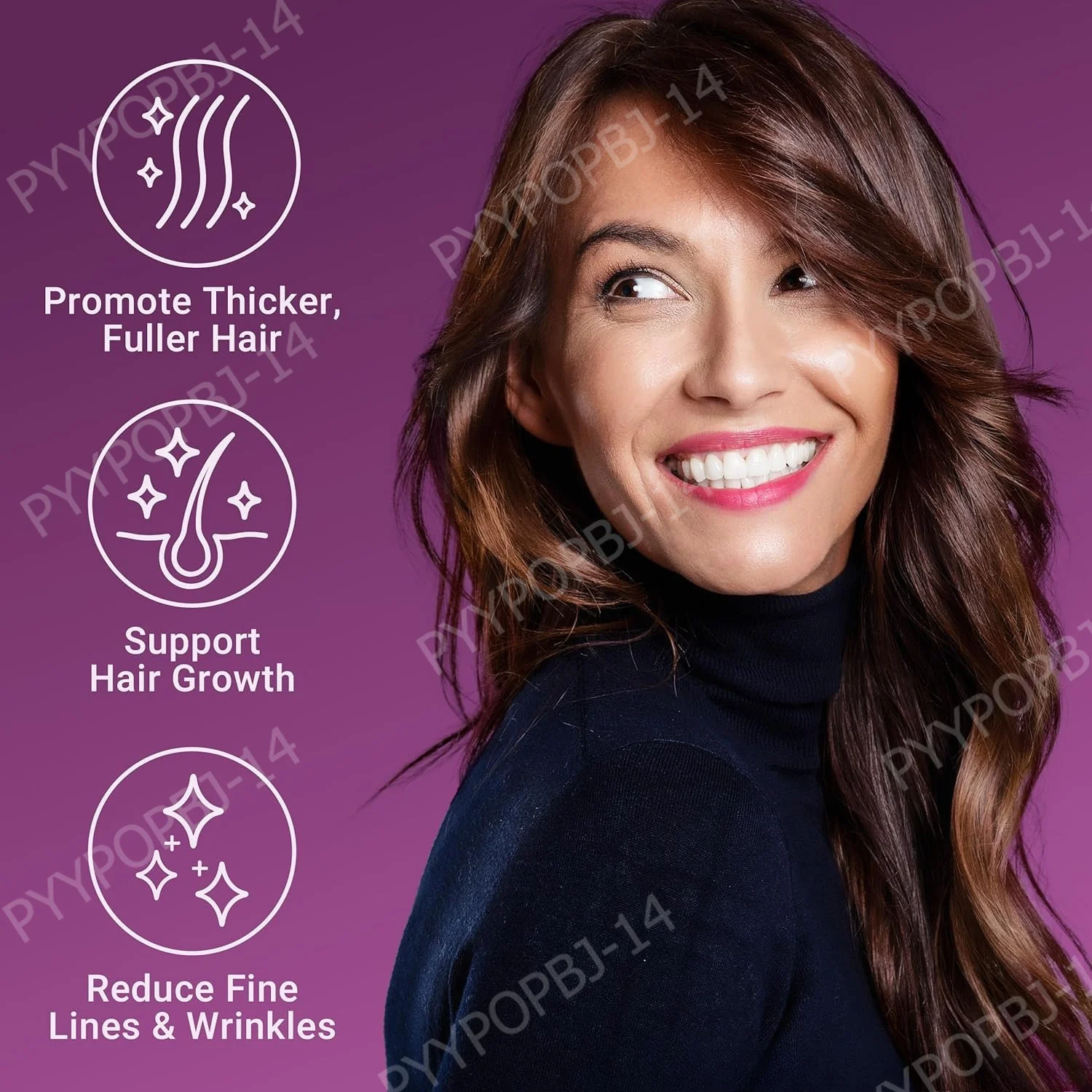 Hair Wellness Multivitamin – with Biotin, Collagen & Botanicals – Supports Healthy Hair – 90 Vegetable Capsules