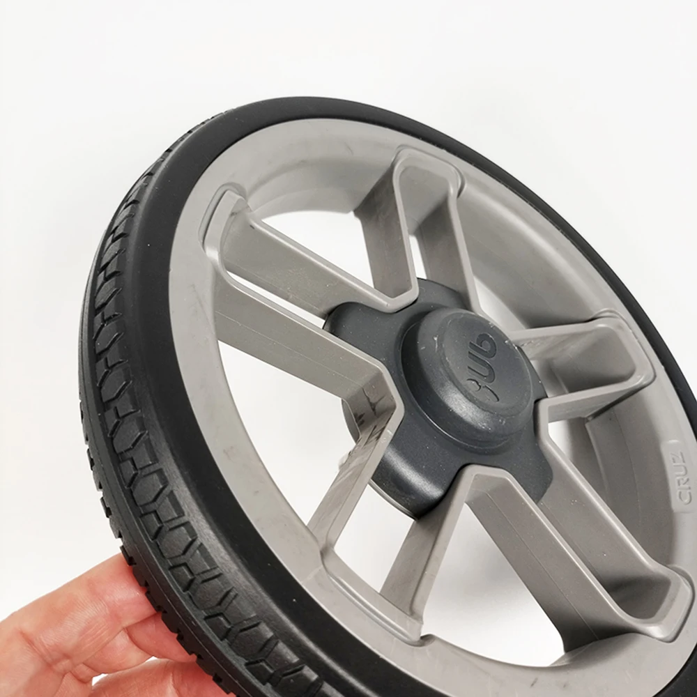 Kinderwagen-Rad-Reifen, jeweils für Uppababy Cruz V1/V2 Buggy Vorder- oder Hinterreifenabdeckung, PU, schlauchlos, direkter Ersatz, Baby-Zubehör – Detail 19