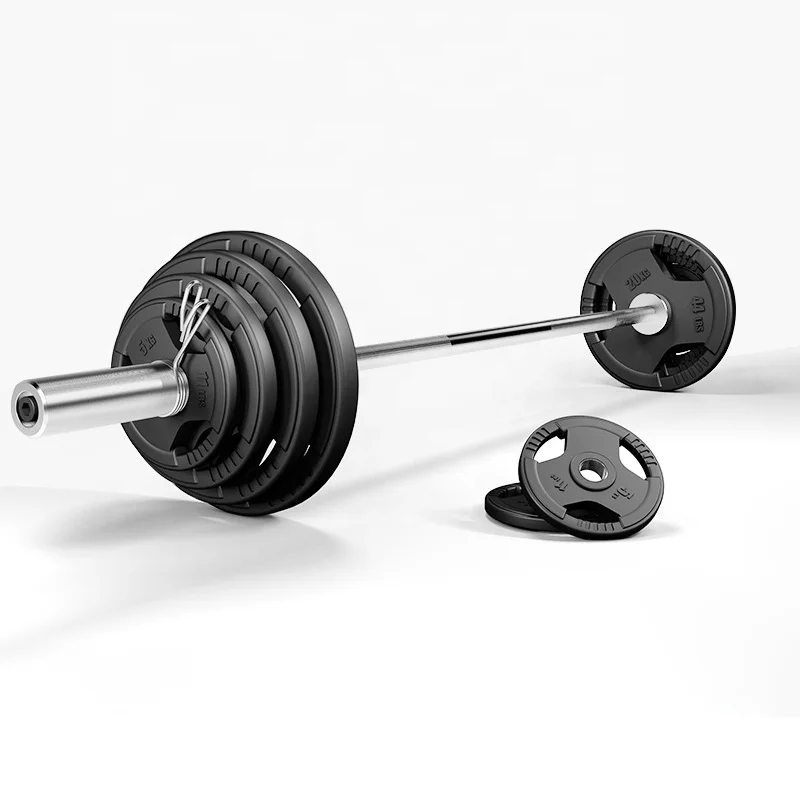 Fitness Weight Lifting Training Adjustable 20kg 50 Kg Weights Barbell Set