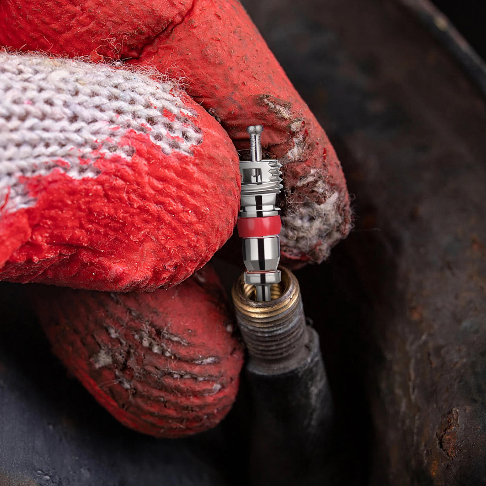 

20pcs Tire Core Stem Copper Car Truck Motorcycle Tire Tyre Core Nickel Plated Spring Loaded for Car Truck Motorcycle Bicycle ATV
