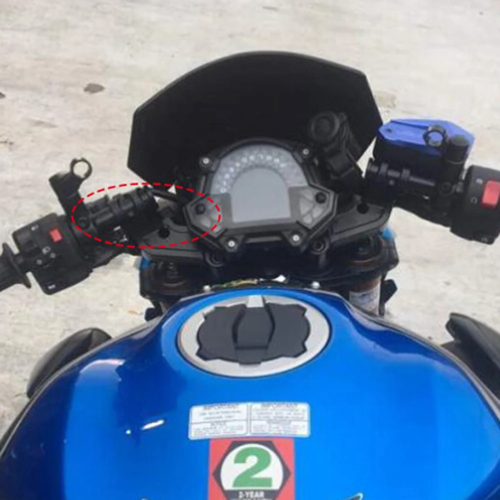 Motorcycle Clip On Handlebar For Kawasaki Z900 2017 2018 2019 2020 2021 2022 2023 2024 Adapter Plate Adjustable Handle bars