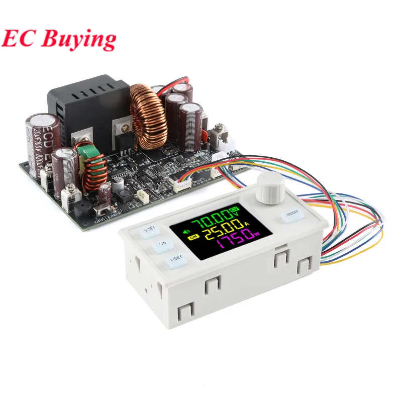 XY7025 70V/25A/1750W Buck Converter CC CV CNC Stabilized Power Supply Adjustable Regulated Voltage and Current Step-down Module