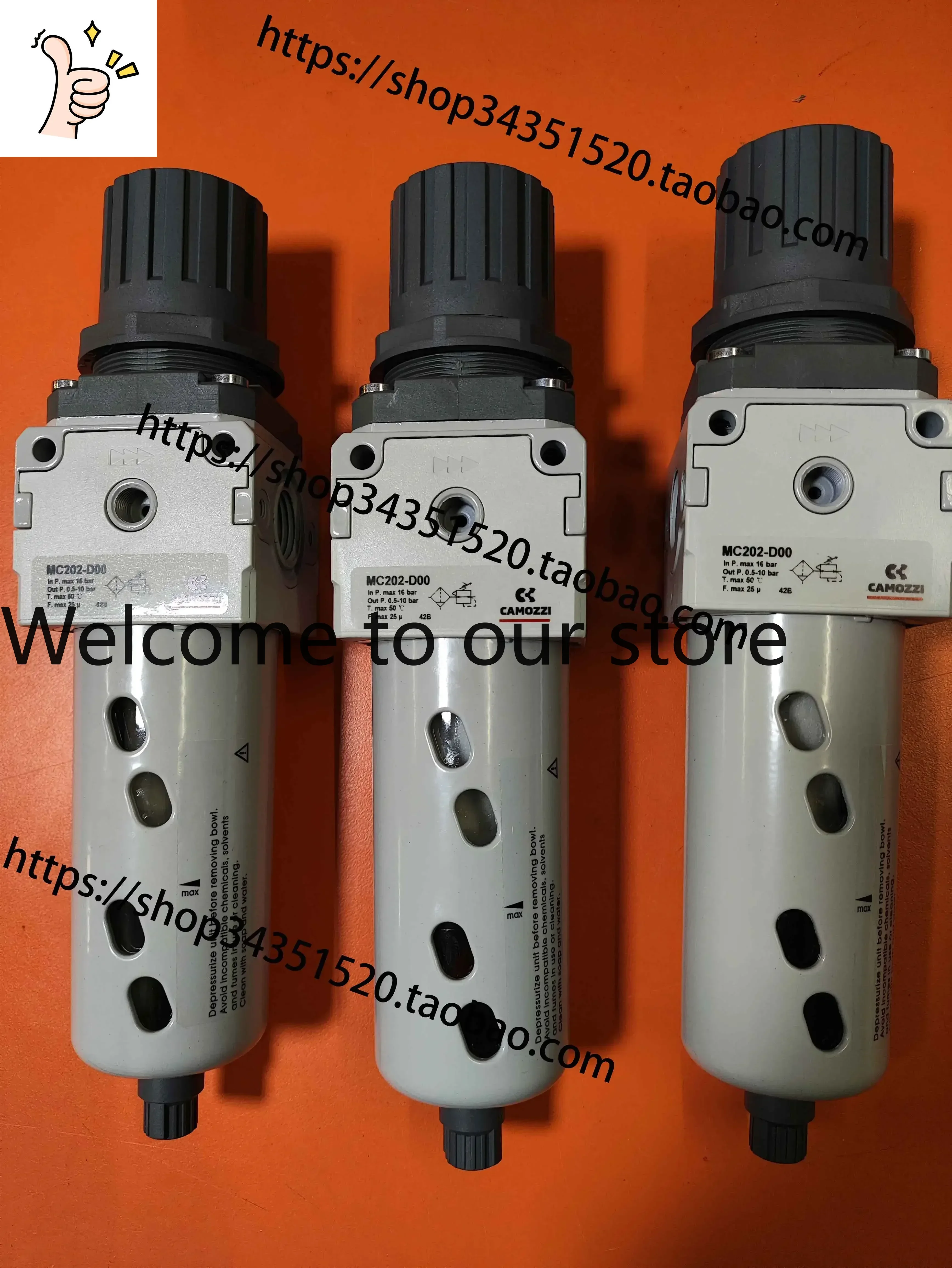 2026.4Customized Camozzi MC202-D00 Manual Lockable Isolation 3-Way ValveCamozzi MC202-V01