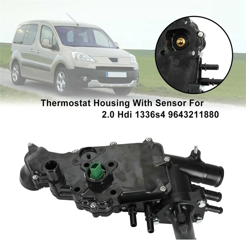 

1336S4 Car Thermostat Accessories For Partner 2.0 HDI 1336.S4 9643211880