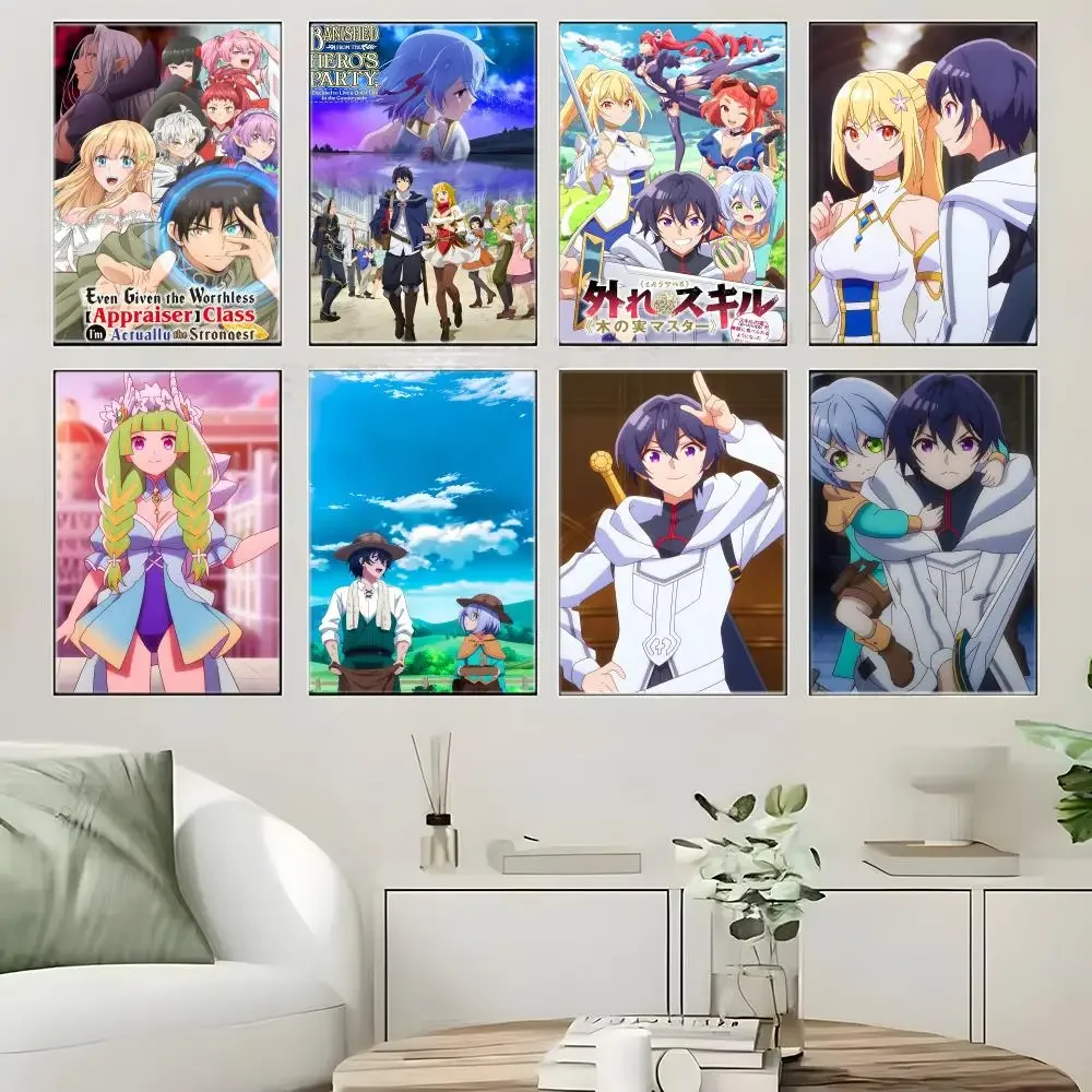Anime B-Bogus SkillS Poster  Self-adhesive Art Waterproof Paper Sticker Coffee House Bar Room Wall Decor