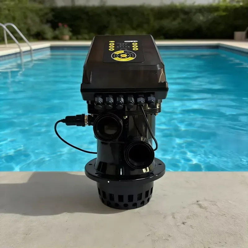 FY Smart Overhead Sand Filter, WiFi App Control Automatic Pool Water Treatment System with Multi Port Valve