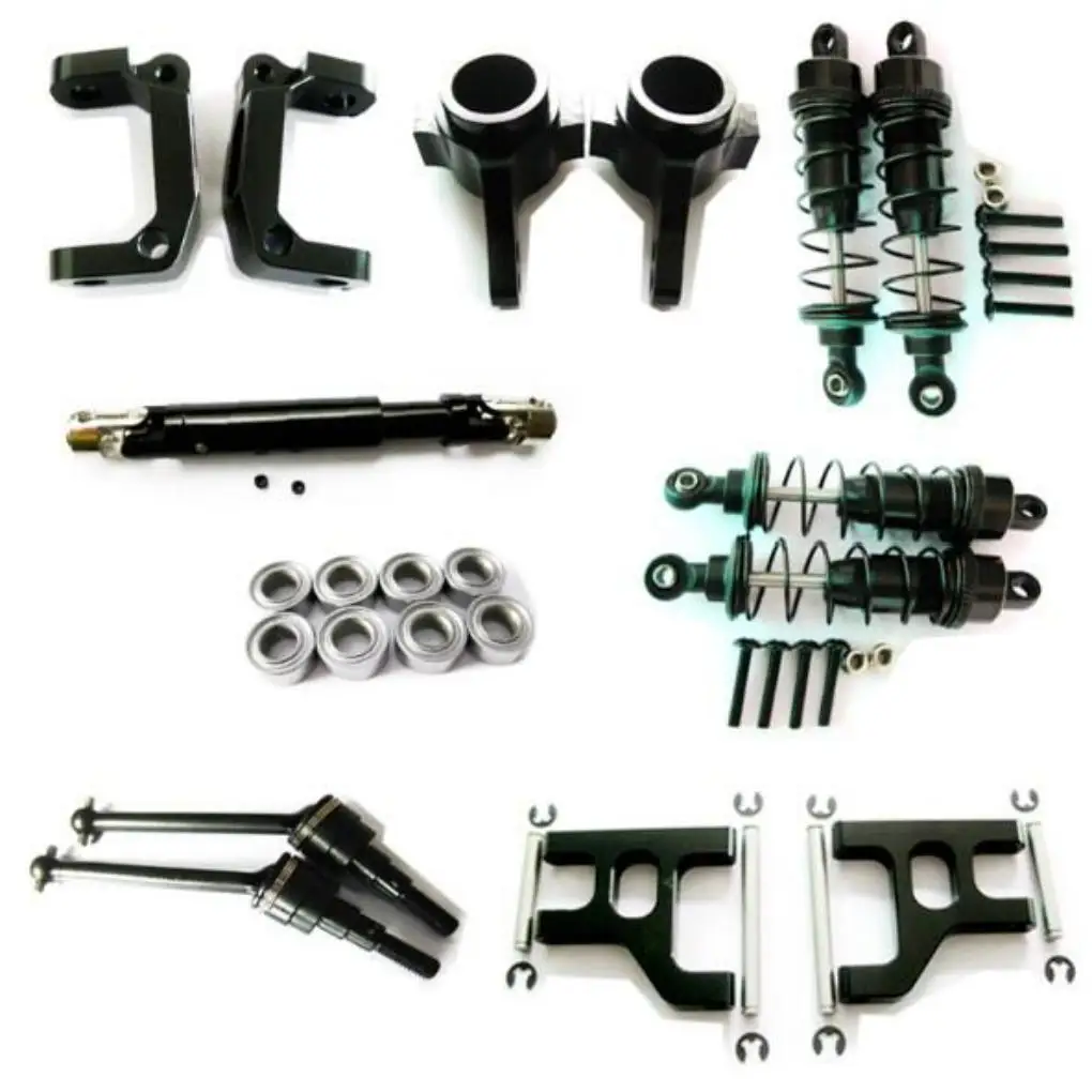

Aluminum Alloy 1/10 Front Rear Portal Axle DIY Kit 12pcs Durable Rc Front Rear Portal Axle DIY Kit For Tamiya Tt01